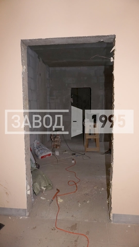 Дверной проем после демонтажа и расчистки