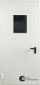 Остекленные входные противопожарные двери